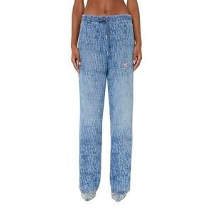NEW DIESEL d-martians sweat denim jeans in blue